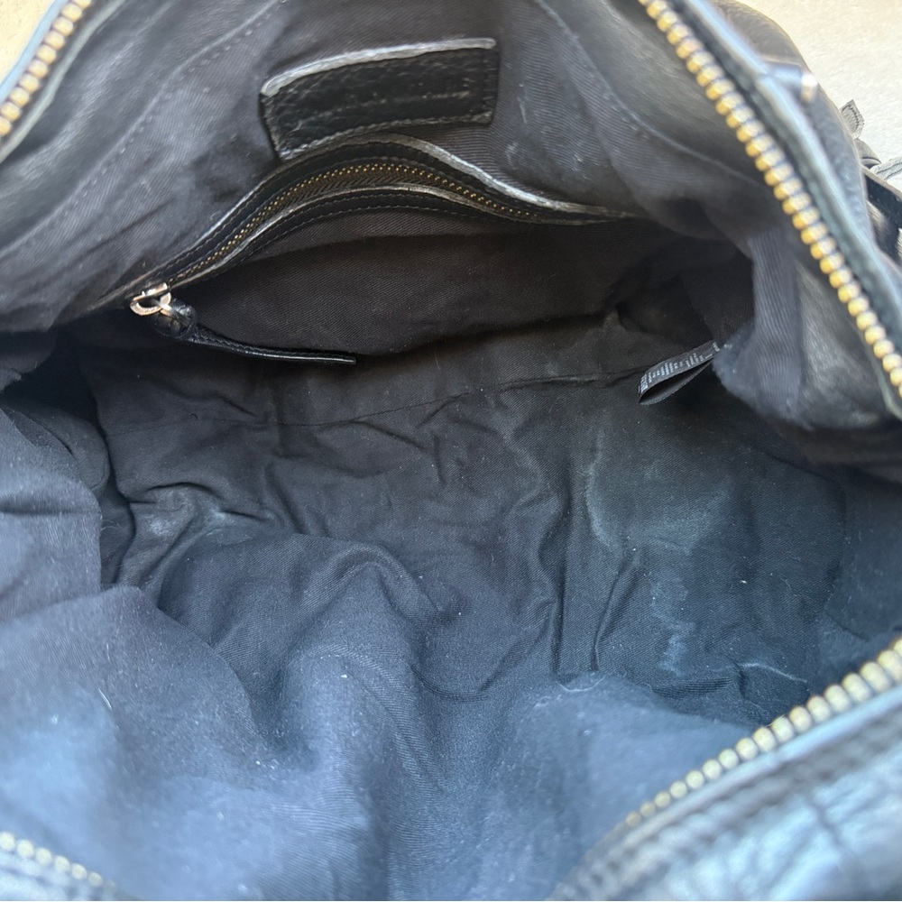 Zidag & Voltaire Leather Zip-Accent Satchel Bag - Picture 8 of 8